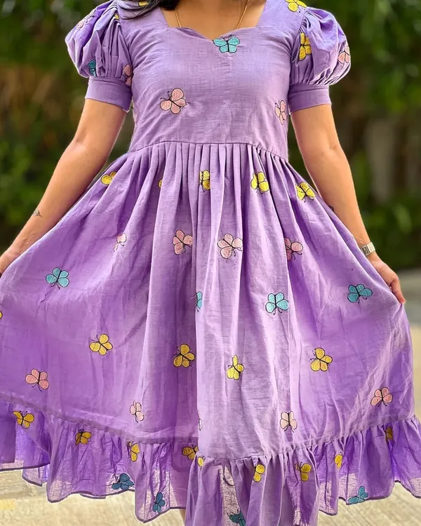 Women’s_Purpul_Midi_Kurti_|_Elegant_Ethnic_Wear_|_Comfortable_Daily_&_Office_Wear