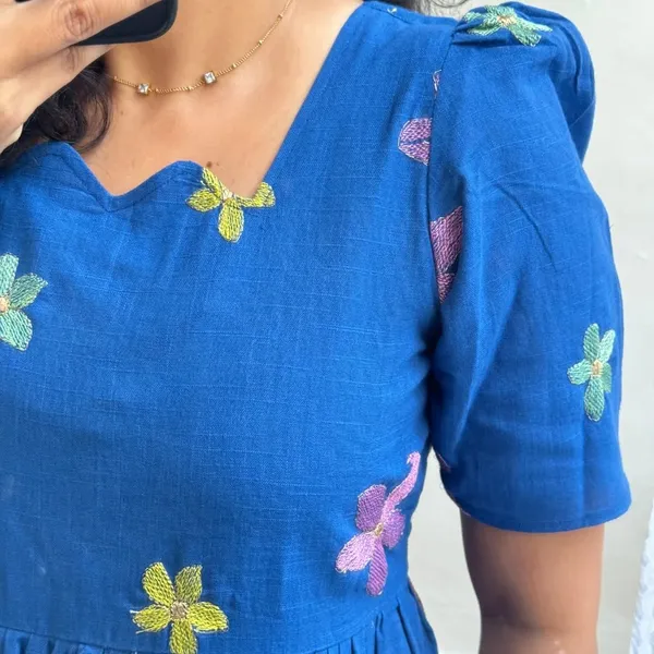 Women’s_Royel_Blue_Midi_Kurti_|_Elegant_Ethnic_Wear_|_Comfortable_Daily_&_Office_Wear