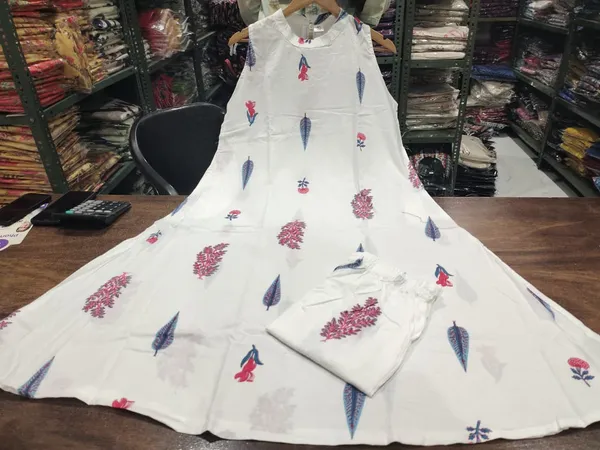 White_Printed_Cotton_Kurta_Palazzo_Co-Ord_Set_For_Women