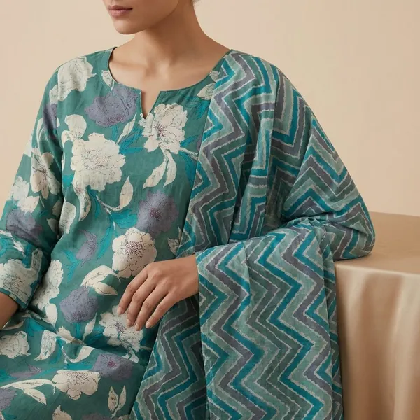 Pista_Green_Soft_Touch_Unstitched_Cotton_Dress_Material