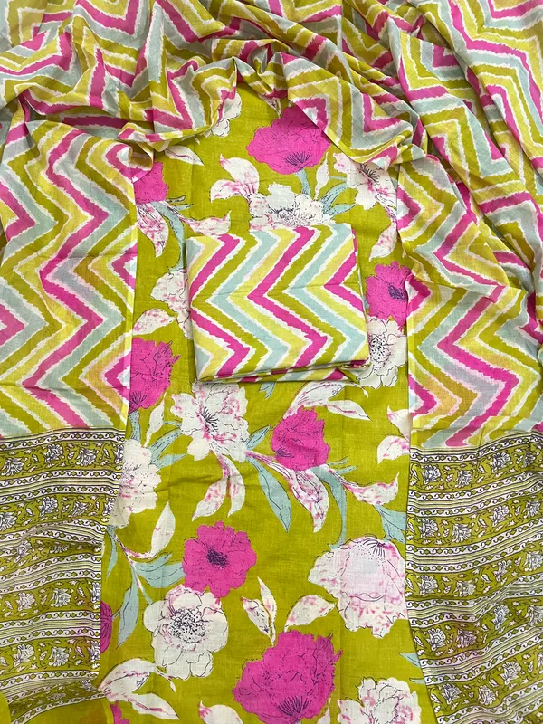 Yellow_Soft_Touch_Unstitched_Cotton_Dress_Material