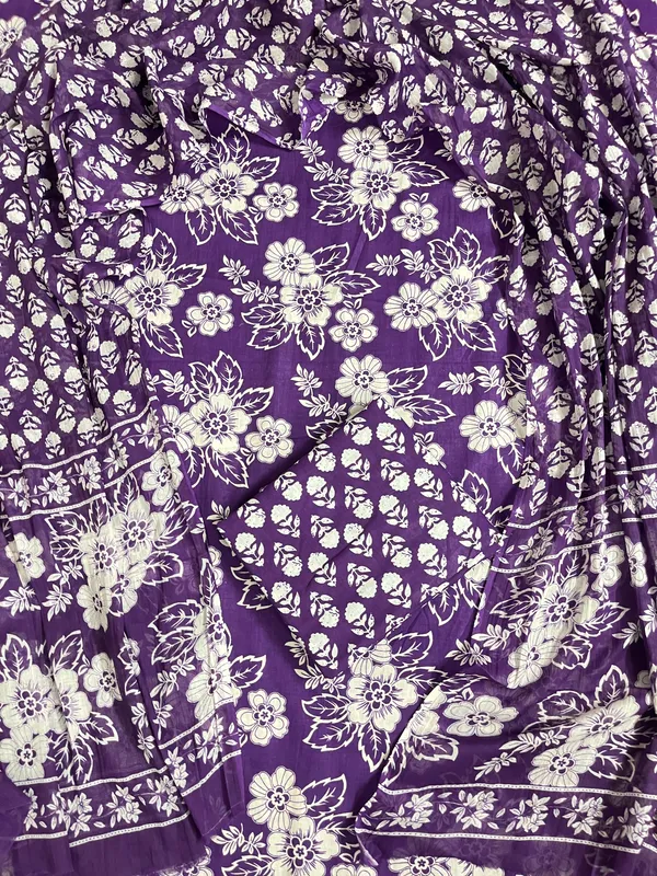 Purple_Soft_Touch_Unstitched_Cotton_Dress_Material