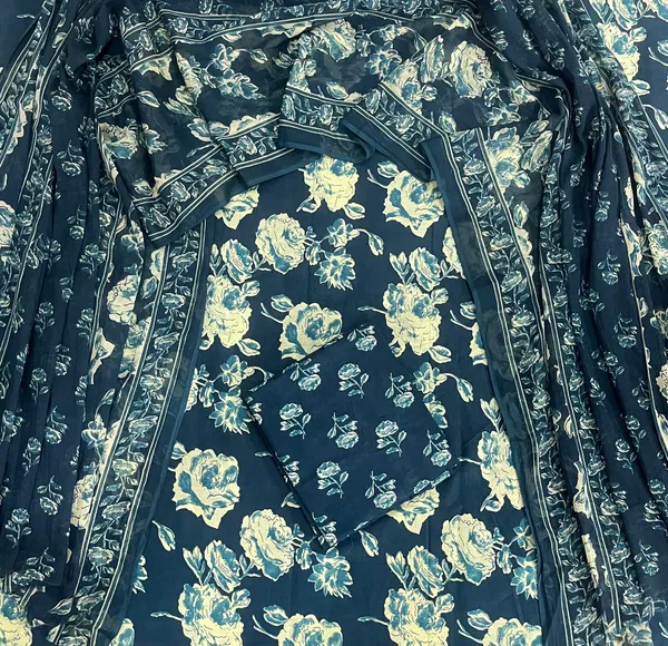 Teal_Blue_And_Peach_Cotton_Suit_Unstitched_Dress_Material_Combo_Set_Pack_Of_2