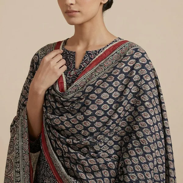 Black_Ajrakh_Magic_Everyday_Cotton_Wear_Unstitched_Dress_Material