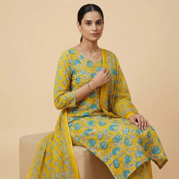 Yellow_Soft_Touch_Unstitched_Cotton_Dress_Material