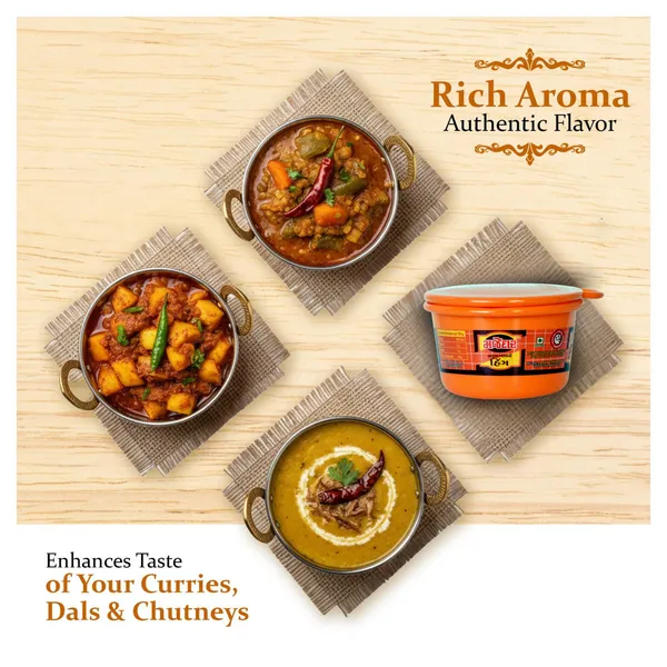 Majedar_Fancy_Round_Container_Strong_Black_Hing_Powder_Compounded_Asafoetida_Bandhani_Rich_Flavor_And_Aroma_For_Authentic_Indian_Cooking