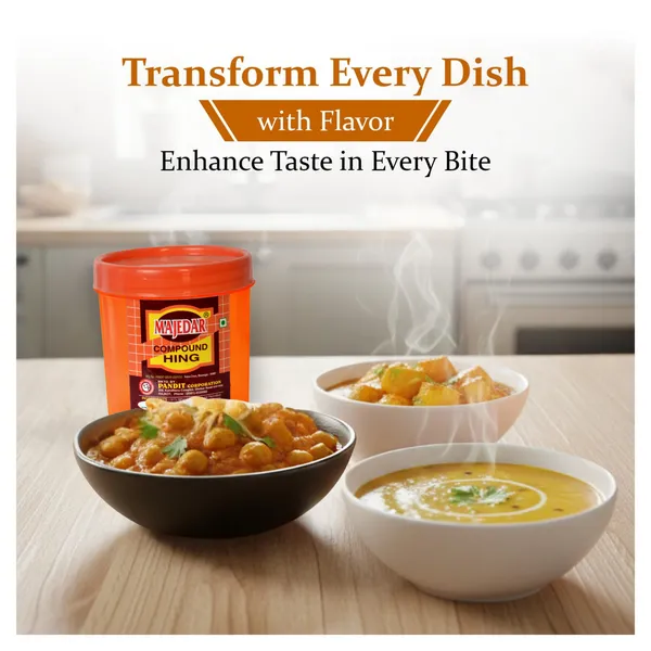 200_Gram_Majedar_Fancy_200gm_Round_Jar_Strong_Black_Hing_Powder_Compounded_Asafoetida_Bandhani_Rich_Flavor_And_Aroma_For_Authentic_Indian_Cooking