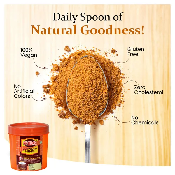 200_Gram_Majedar_Fancy_200gm_Round_Jar_Strong_Black_Hing_Powder_Compounded_Asafoetida_Bandhani_Rich_Flavor_And_Aroma_For_Authentic_Indian_Cooking