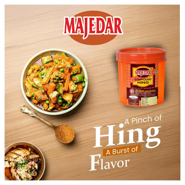 200_Gram_Majedar_Fancy_200gm_Round_Jar_Strong_Black_Hing_Powder_Compounded_Asafoetida_Bandhani_Rich_Flavor_And_Aroma_For_Authentic_Indian_Cooking