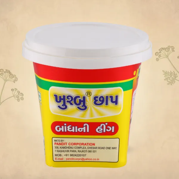 200_Gram_Khushbu_200gm_Round_Jar_Compounded_Asafoetida_Bandhani_Mild_Hing_Powder_Rich_Flavor_And_Aroma_For_Authentic_Indian_Cooking