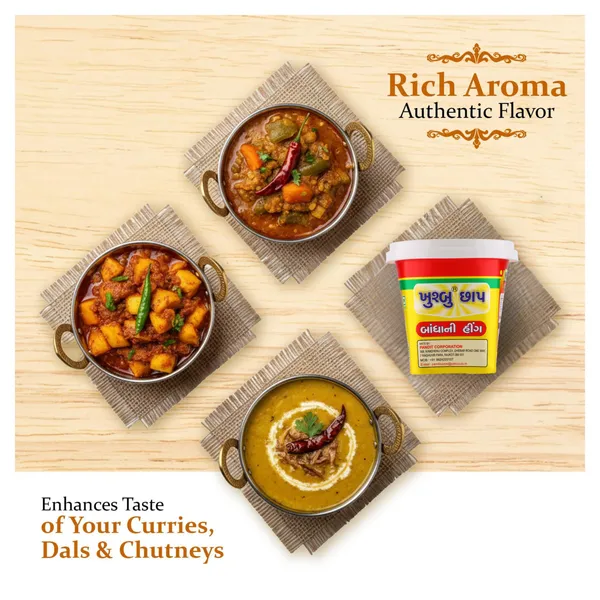 200_Gram_Khushbu_200gm_Round_Jar_Compounded_Asafoetida_Bandhani_Mild_Hing_Powder_Rich_Flavor_And_Aroma_For_Authentic_Indian_Cooking