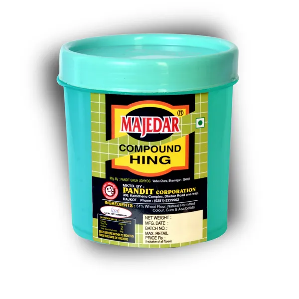 200_Gram_Majedar_Green_Brand_Strong_White_Hing_Powder_In_200gm_Round_Jar_Compounded_Bandhani_Asafoetida_Rich_Flavor_And_Aroma_For_Authentic_Indian_Cooking