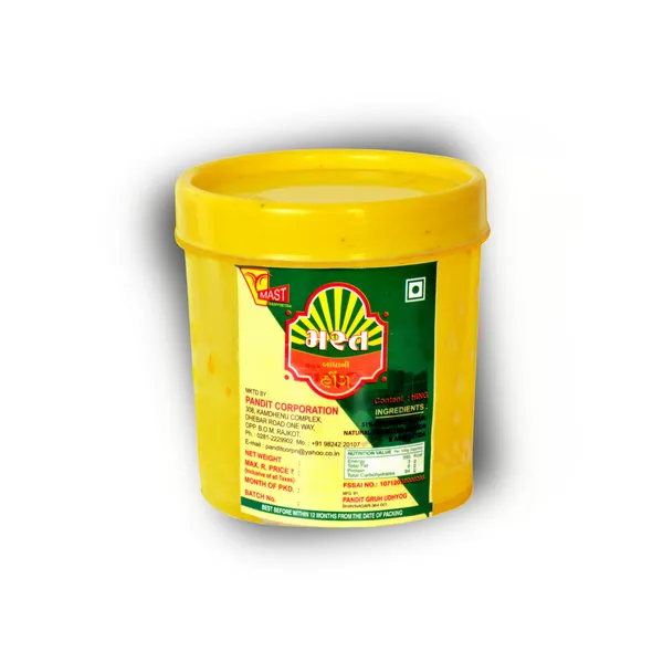 200_Gram_Mast_200gm_Round_Jar_Strong_Compounded_Asafoetida_Bandhani_Hing_Powder_Rich_Flavor_And_Aroma_For_Authentic_Indian_Cooking