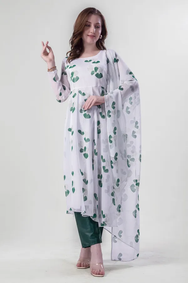 Green_Georgette_Premium_&_Elegant_Gown_&_Dupatta_Set_For_Women