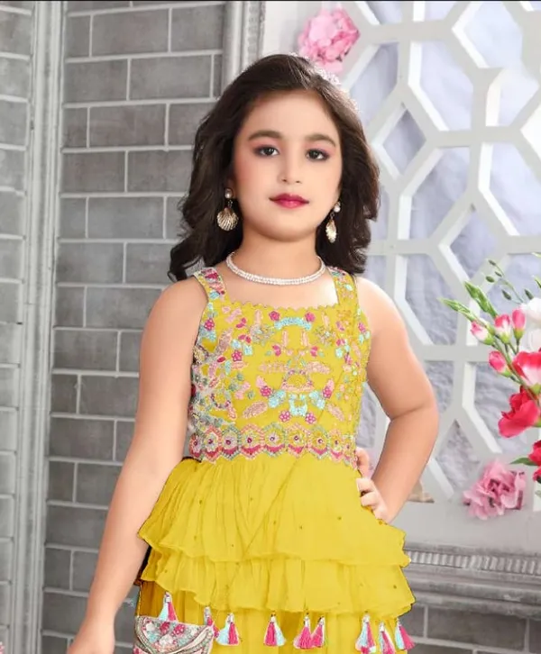 Yellow_Crape_Premium_&_Elegant_Kurta_&_Patiala_Set_With_Dupatta_For_Girls
