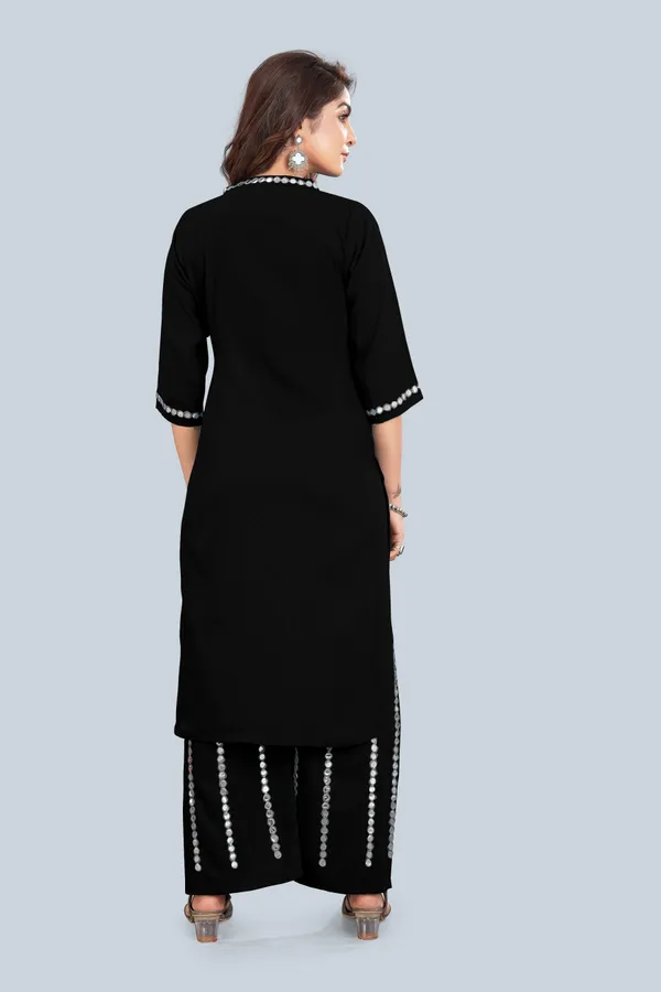 Black_Rayon_Premium_&_Elegant_Kurta_&_Palazzo_Set_For_Women