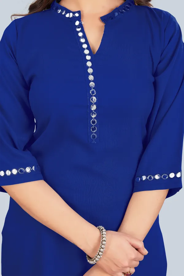 Navy_Blue_Rayon_Premium_&_Elegant_Kurta_&_Palazzo_Set_For_Women