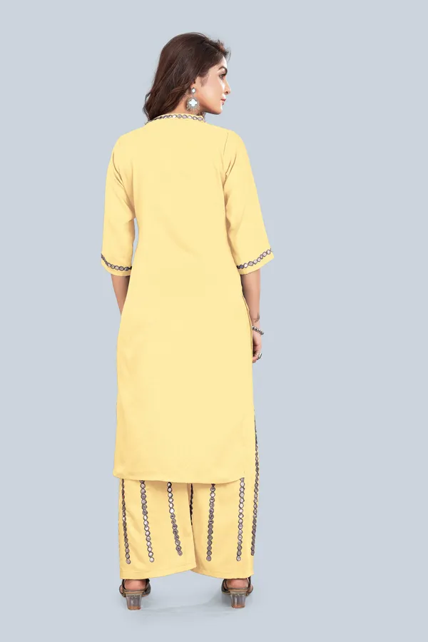 Off_White_Rayon_Premium_&_Elegant_Kurta_&_Palazzo_Set_For_Women