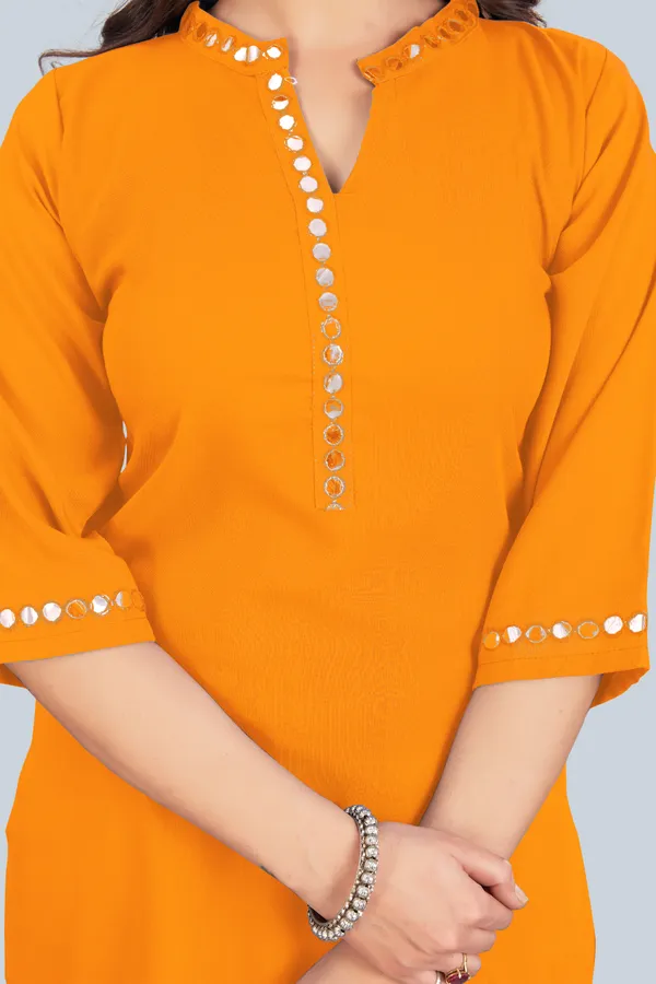 Yellow_Rayon_Premium_&_Elegant_Kurta_&_Palazzo_Set_For_Women