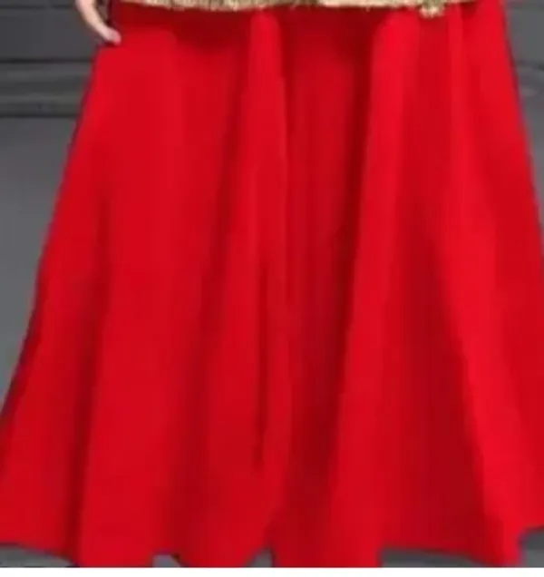 Red_Crape_Premium_&_Elegant_Kurta_&_Sharara_Set_With_Dupatta_For_Girls