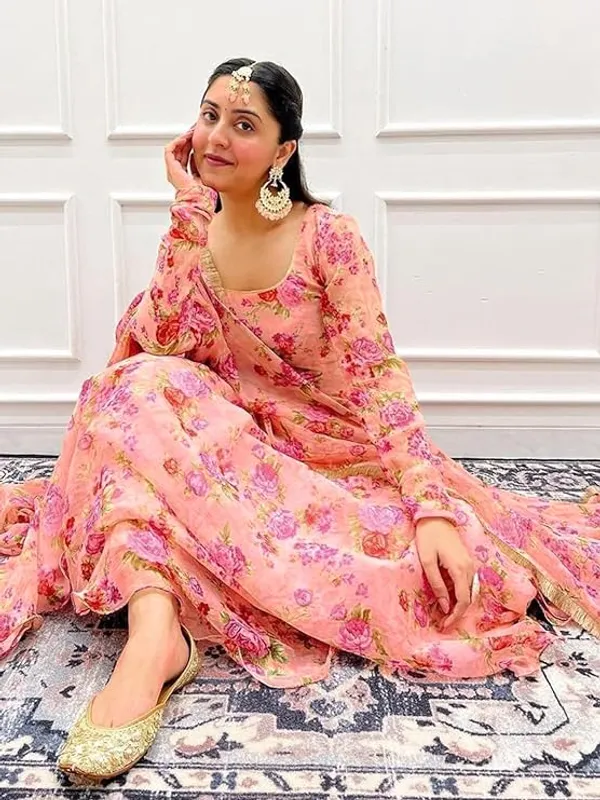 Pink_Georgette_Premium_&_Elegant_Gown_&_Dupatta_Set_For_Women