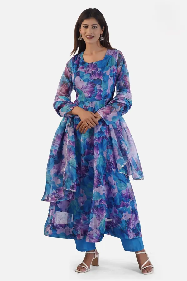 Blue_Georgette_Premium_&_Elegant_Gown_&_Dupatta_Set_For_Women