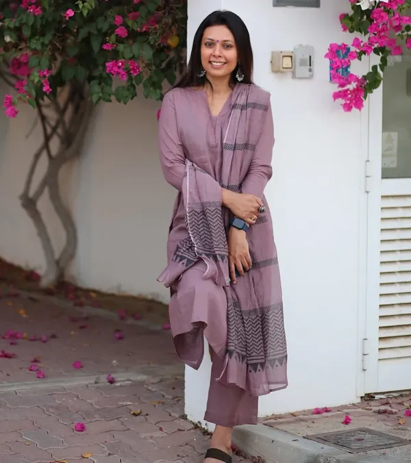 Lavender_Rayon_Premium_&_Elegant_Gown_&_Dupatta_Set_For_Women