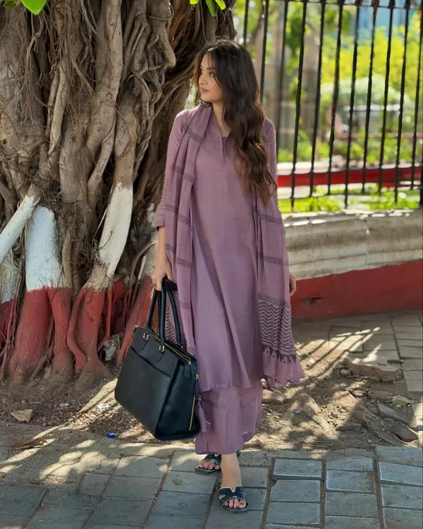 Lavender_Rayon_Premium_&_Elegant_Gown_&_Dupatta_Set_For_Women