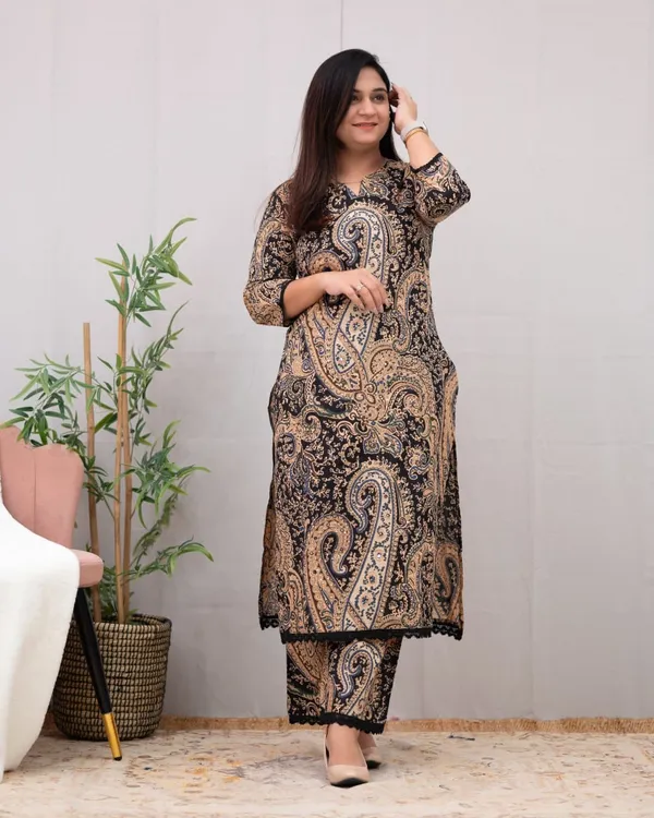Black_Cotton_Premium_&_Elegant_Kurta_&_Pant_Set_With_Dupatta_For_Women