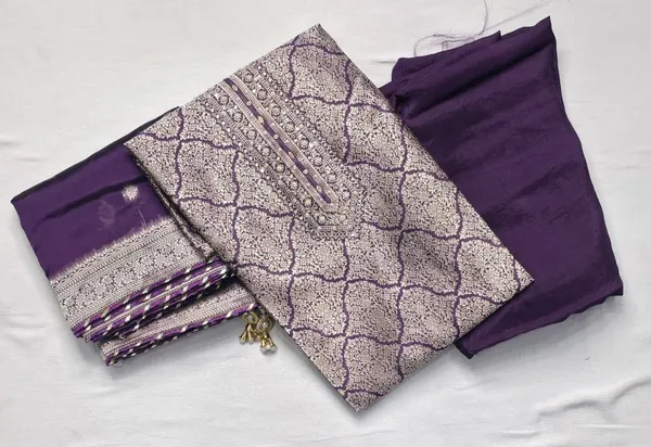 Purple_Royal_Banarasi_Silk_Brocade_Dress_Material_For_Women