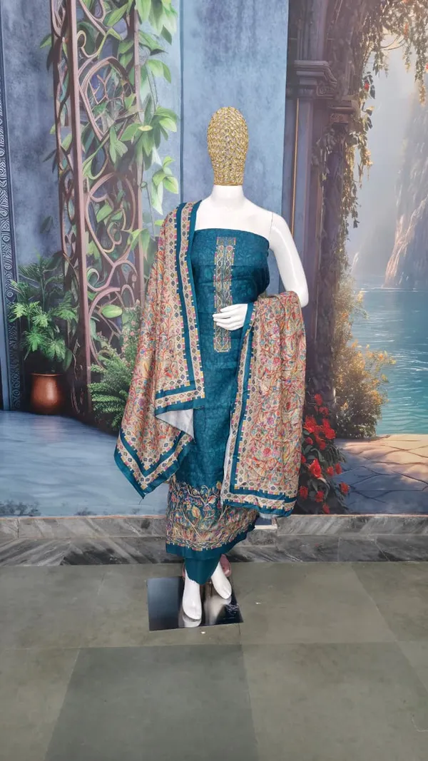 Teal_Blue_Jaipur_Inspired_Printed_Pashmina_Unstitched_Dress_Material__For_Women