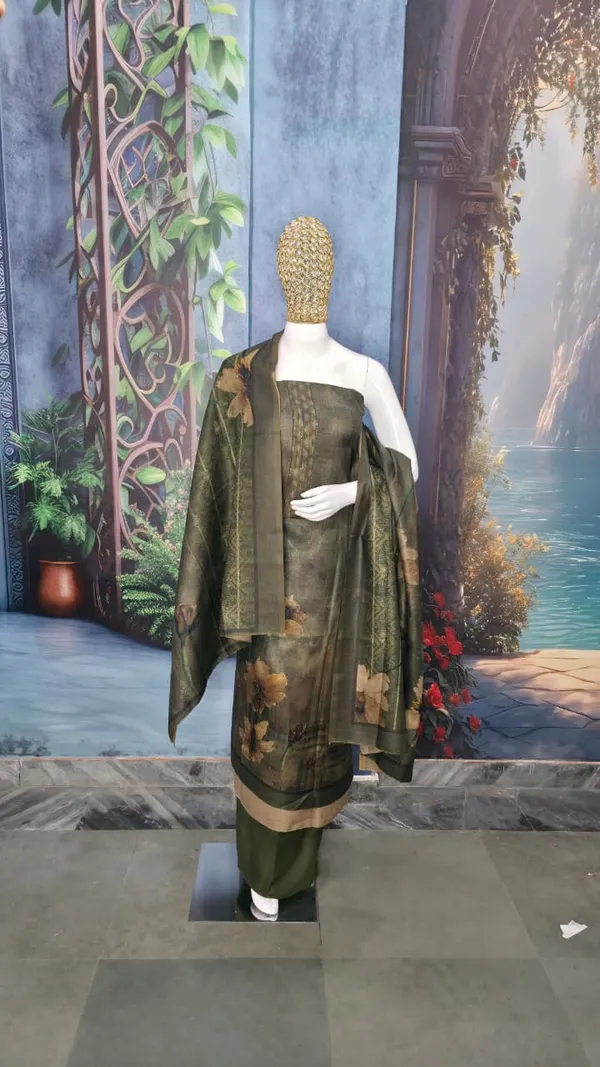 Moss_Green_Pashmina_Emerald_Floral_Digital_Print_Unstitched_Suit_Set__For_Women