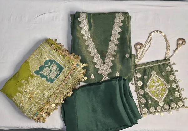 Regal_Emerald_Shimmer_Silk_Unstitched_Suit_Set_with_Intricate_Dupatta