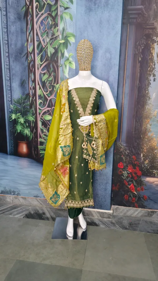 Regal_Emerald_Shimmer_Silk_Unstitched_Suit_Set_with_Intricate_Dupatta