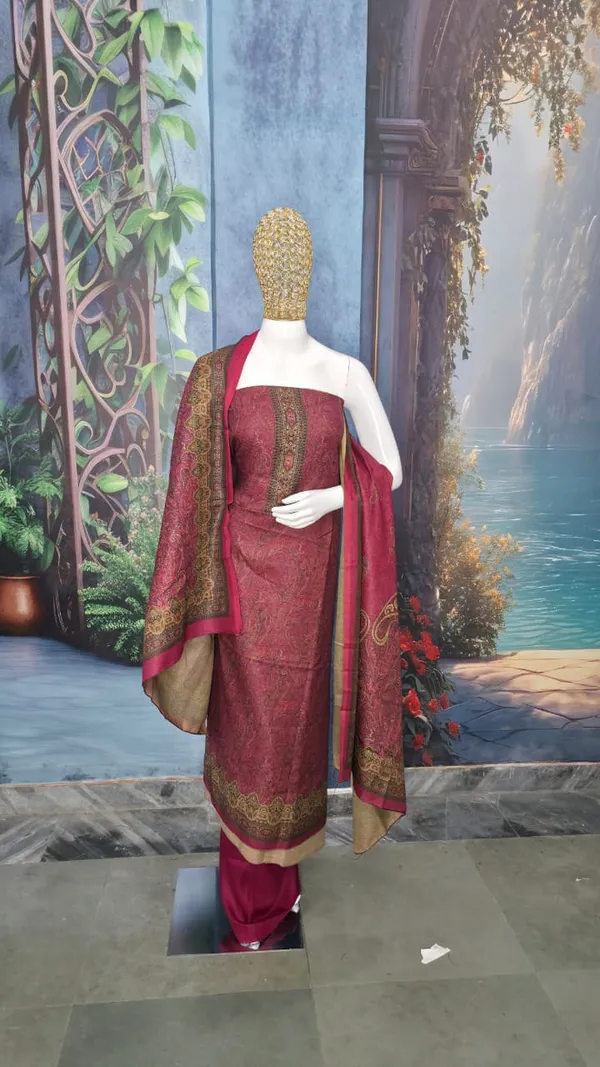 Regal_Wine_Pashmina_Unstitched_Suit_With_Traditional_Paisley_Print__For_Women