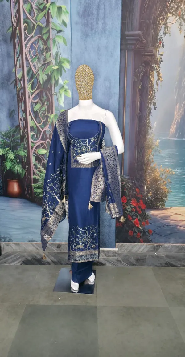 Royal_Blue_Art_Silk_Suit_Unstitched_Suit_With_Zari_Woven_Dupatta_For_Women