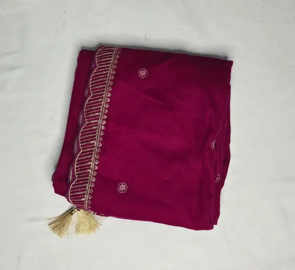 Rani_Pink_Royal_Velvet_Embroidered_Unstitched_Suit_Set__For_Women