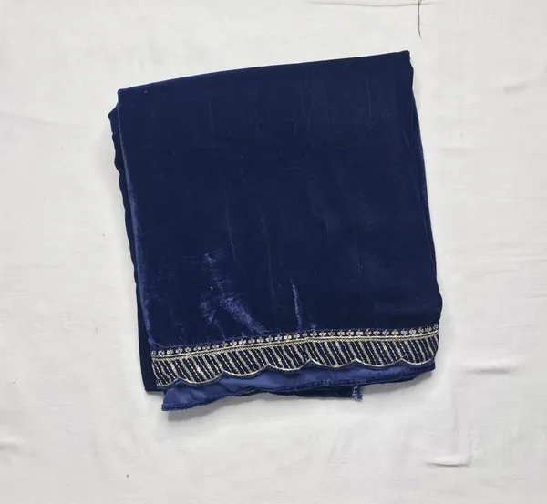 Navy_Blue_Velvet_Luxe_Suit_Set_With_Sequin_&_Tassel_Dupatta__For_Women