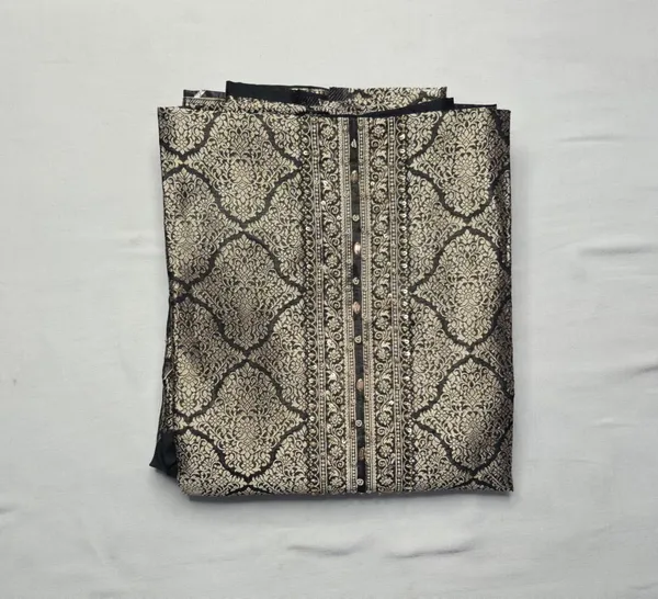 Regal_Black_Banarasi_Brocade_Unstitched_Suit_With_Matching_Dupatta_For_Women
