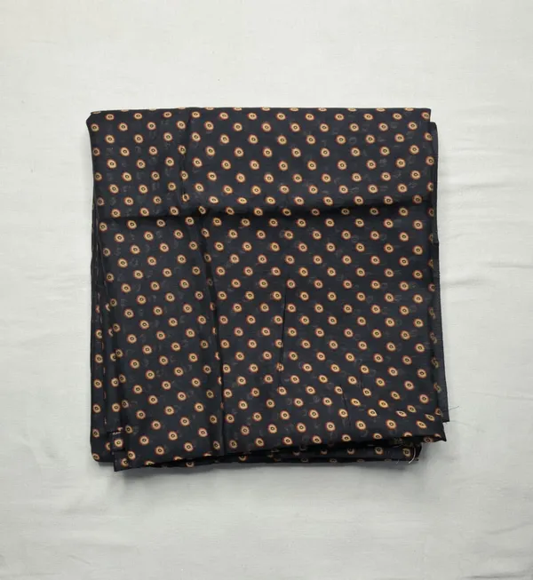 Black_&_Gold_Polka_Dot_Cotton_Silk_Unstitched_Dress_Material_For_Women