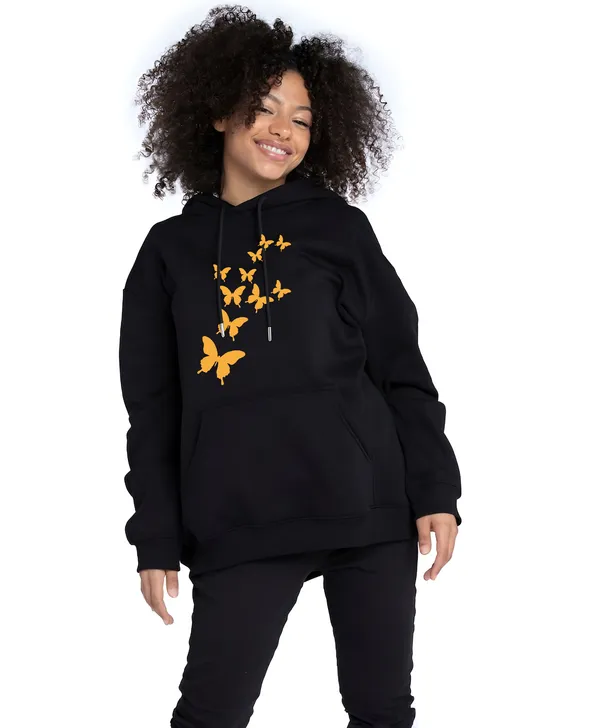 Black_Cotton_Fleece_Full_Long_Sleeves__Printed_Hoodie_For_Women