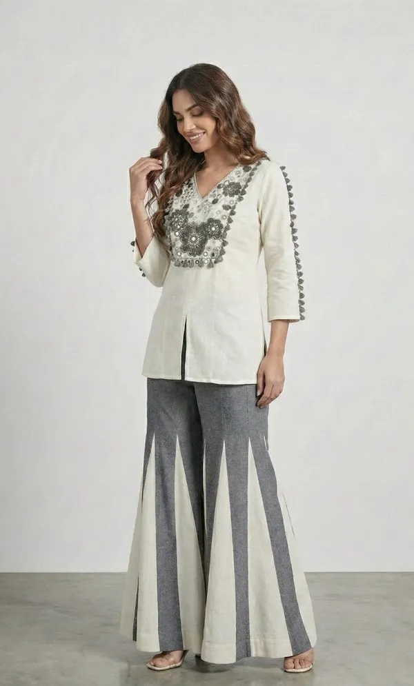 The_Tinge_Dark_GREY_Cotton_flex_Cord_set_for_women