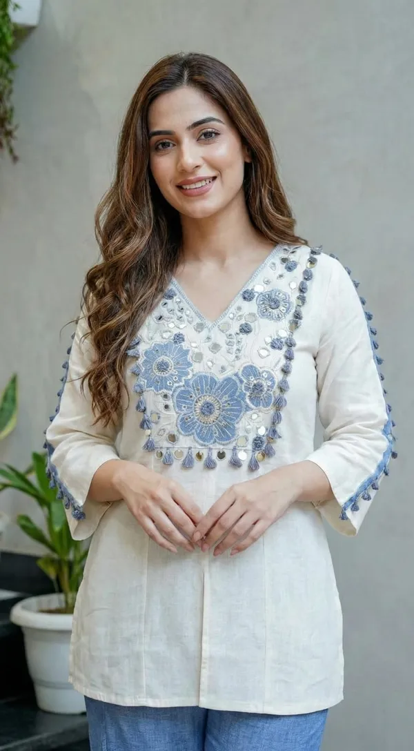 The_Tinge_Light_Blue_Cotton_flex_Cord_set_for_women