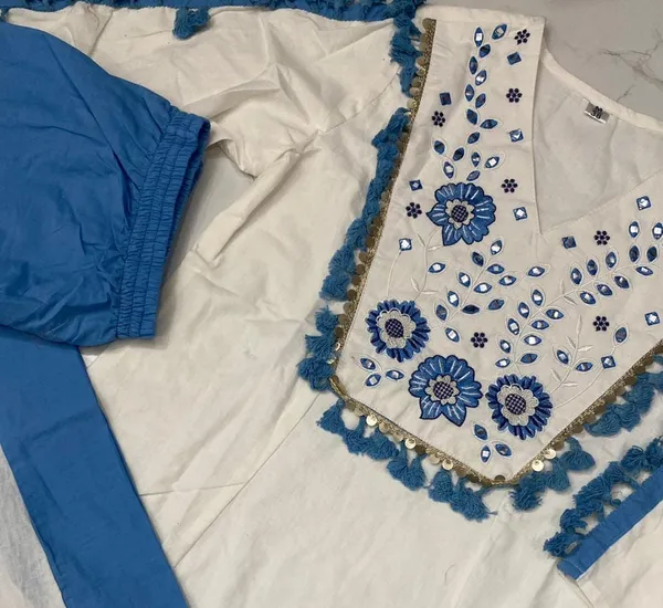 The_Tinge_Light_Blue_Cotton_flex_Cord_set_for_women