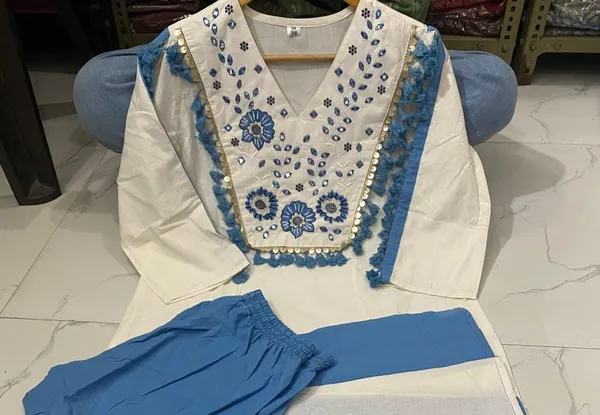 The_Tinge_Light_Blue_Cotton_flex_Cord_set_for_women