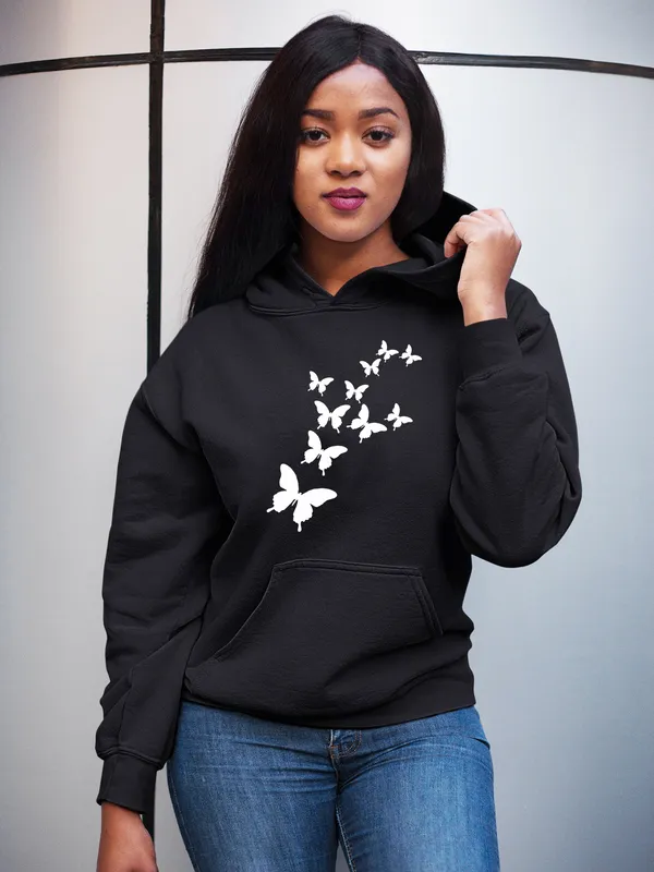 Black_Cotton_Fleece_Full_Long_Sleeves__Printed_Hoodie_For_Women