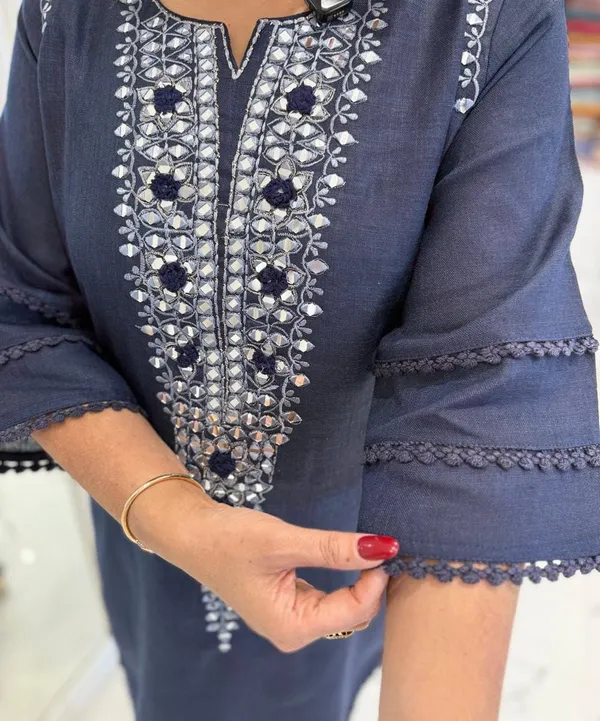 The_Tinge_Navy_Blue_Cotton_flex_Cord_set_for_women