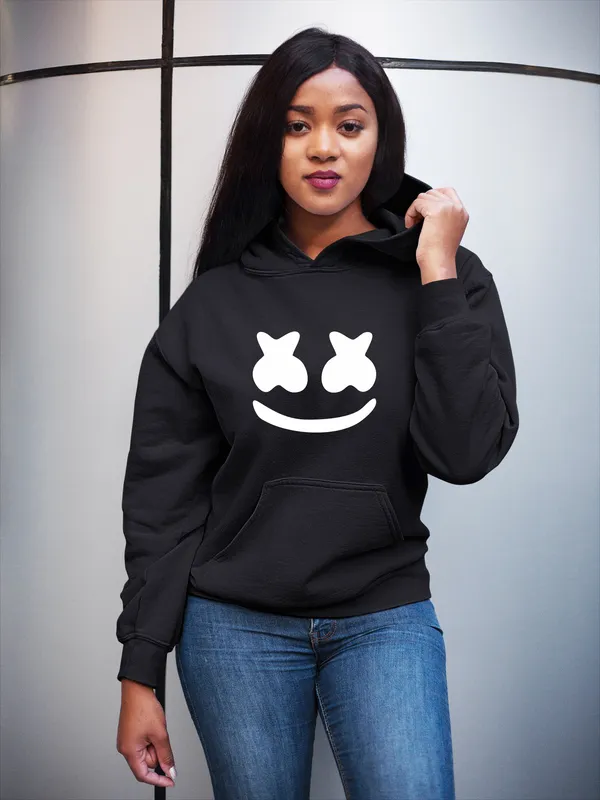 Black_Cotton_Fleece_Full_Long_Sleeves__Printed_Hoodie_For_Women