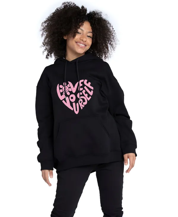 Black_Cotton_Fleece_Full_Long_Sleeves__Printed_Hoodie_For_Women