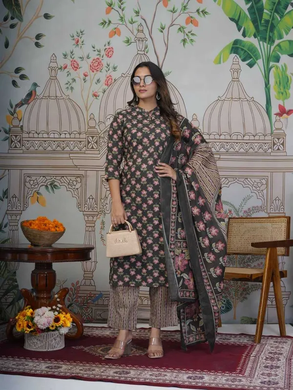 The_Tinge_New_Brown_Suit_Set_for_women
